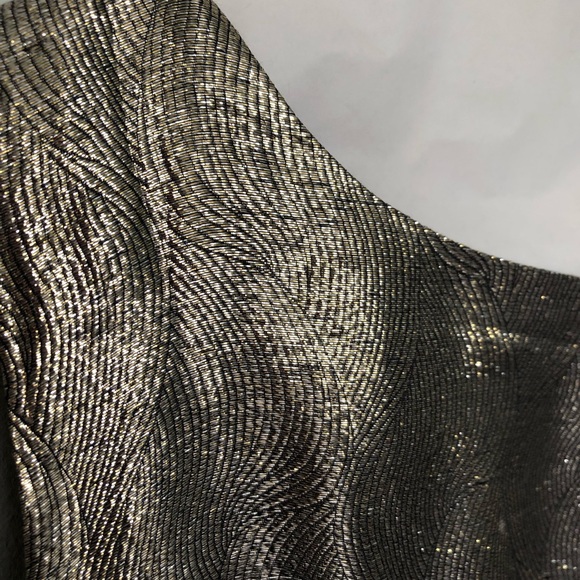 DKNY Designer Metallic Cocktail Dress - Picture 5 of 8